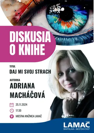 Diskusia o knihe Adriany Macháčovej