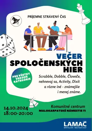 Večer spoločenských hier