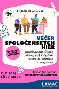 Večer spoločenských hier